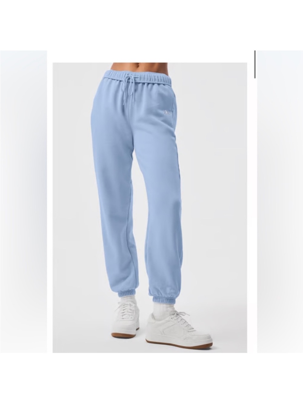 ALO Accolade Sweatpant - Seashell Blue - Small - Picture 4 of 8